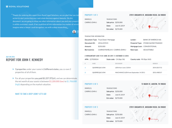 customer report